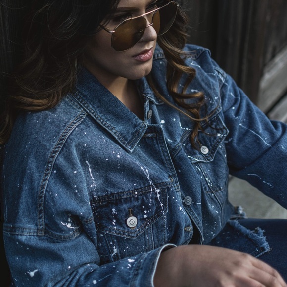 Distressed Jean Jacket - Picture 6 of 7